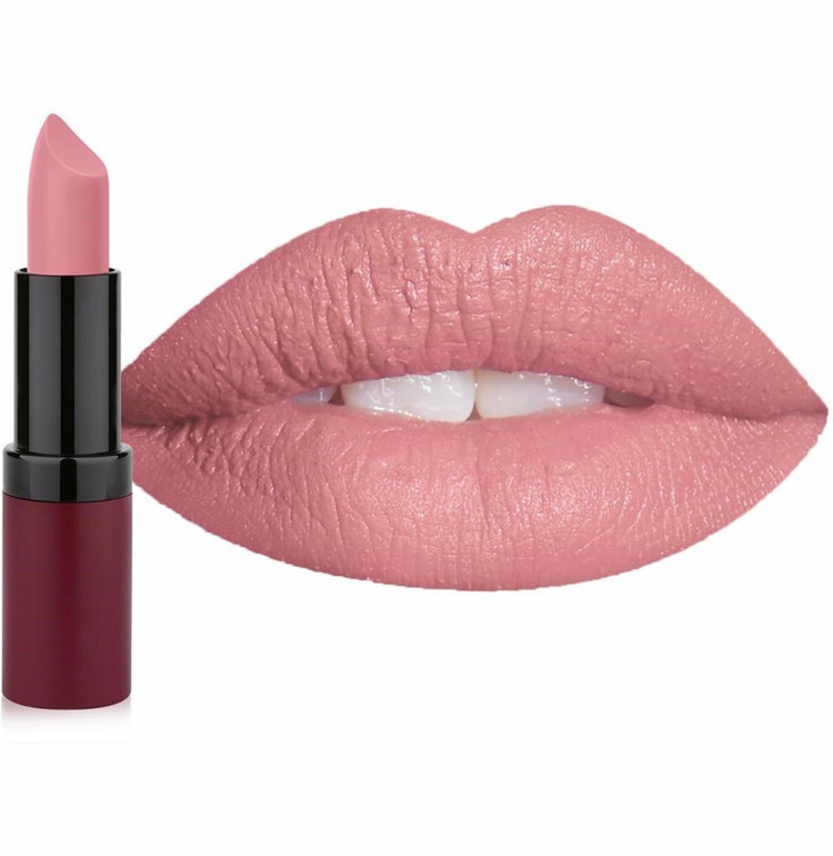 رژ لب جامد VELVET MATTE LIPSTICK گلدن رز شماره 10
