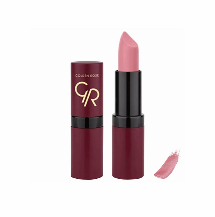 رژ لب جامد VELVET MATTE LIPSTICK گلدن رز شماره 10