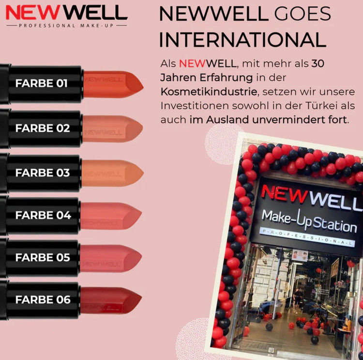 رژ لب جامد نیوول کد04 NEWWELL PROFESSIONAL LIPSTICK
