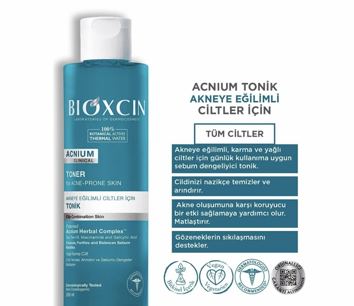 تونرصورت ضد لک آکنه جوش ACNIUM بیوکسین