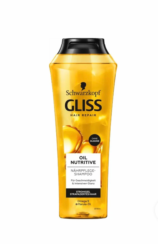 شامپو گلیس Gliss مدل مو های آسیب دیده Oil Nutritive